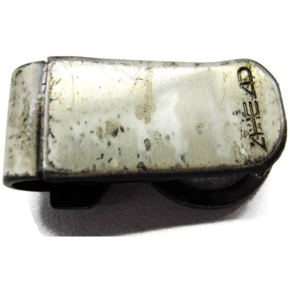 Ahead Money Clip Stainless Steel Wallet Credit Card Cash ID Holder
